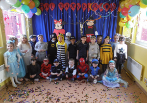 Bal karnawałowy w przedszkolu