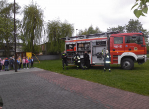 Spotkanie ze strażakami OSP w Zelowie