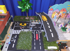 Konkurs plastyczny „Makieta ruchu drogowego” w ramach XV Gminnego Konkursu „Bezpieczny Przedszkolak”
